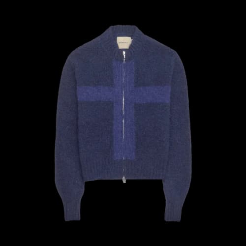 Paloma Wool Cruz Zip Knitwear 'Blue'
