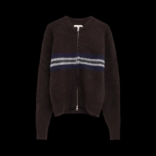 Paloma Wool Penalti Zip Knitwear 'Brown'