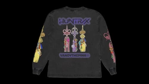 Vandy The Pink x Netflix KPOP Demon Hunters x McDonald's HUNTR/X Ls Tee Black