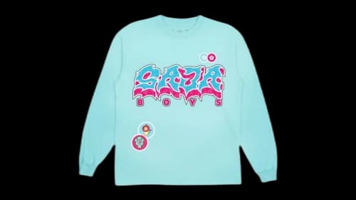 Vandy The Pink x Netflix KPOP Demon Hunters x McDonald's Saja Boys L/S Tee Blue
