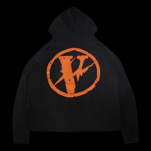 VLONE x Fragment Design Unisex Frineds Logo Black/Orange