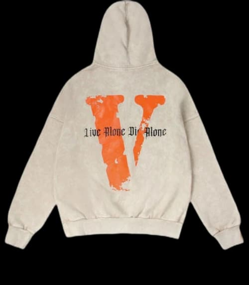 VLONE Live Alone Die Alone Hoodie 'Wheat Orange'