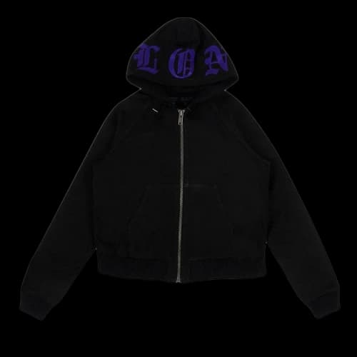 Vlone Canvas Hoodie 'Black'