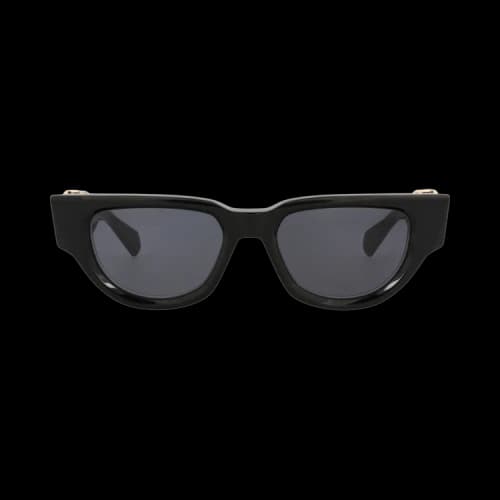 Valentino Cat Eye-Frame Acetate Sunglasses Black Black Grey (VLS-103A-50)