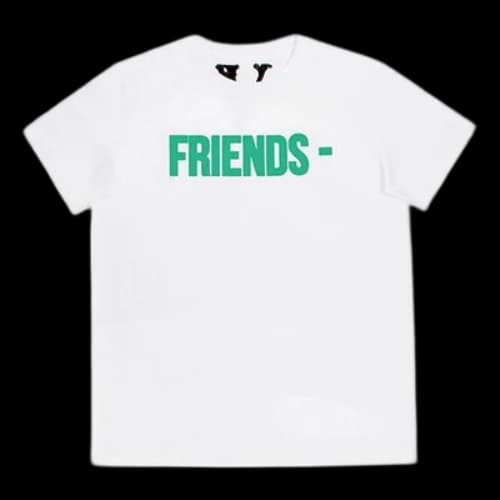 VLONE Friends Back Large Logo Short Sleeve Couple Style White Green