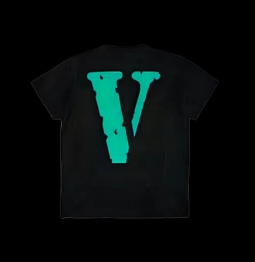 VLONE Large V Alphabet Short Sleeve Tee 'Black Green'