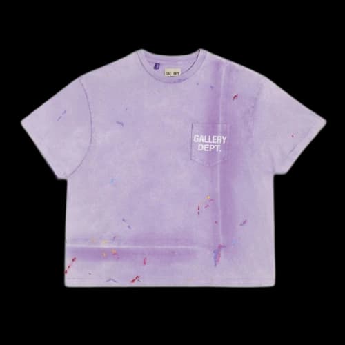 Gallery Dept. Vintage Logo Painted Tee Purple