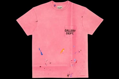 Gallery Dept. Vintage Logo Painted Tee Salmon