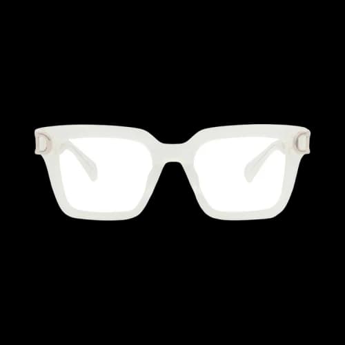 Valentino Square-Frame Acetate Optical Frames 'Ivory/Transparent'