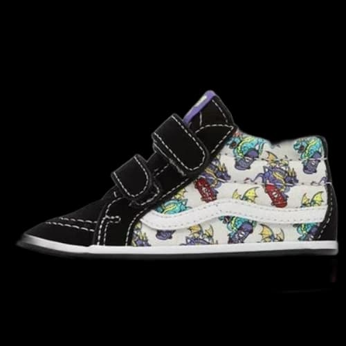Vans Sk8-Mid Skate Dragon Reissue 'Black White Blue'