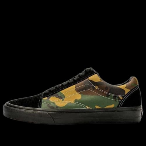 Supreme x Vans Unisex Old Skool Sneakers Black/Green