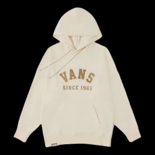 Vans Prep School Logo Hoodie 'Beige' (Women's)