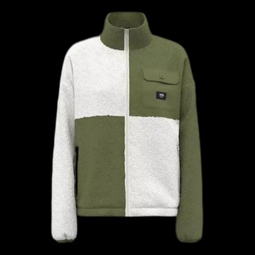 Vans Avondale Jacket 'Green White' (Women's)