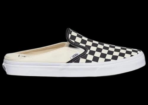 Vans Classic Slip-On Mule Checkerboard Black White