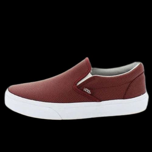 Vans Slip-On Low Top Casual Skate Shoes Unisex Red
