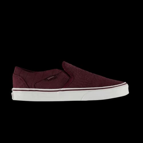 Vans Asher 'Croc Burgundy' (Women's)