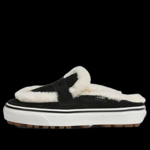 Vans Style 53 Shearling Mule DX 'Black White'
