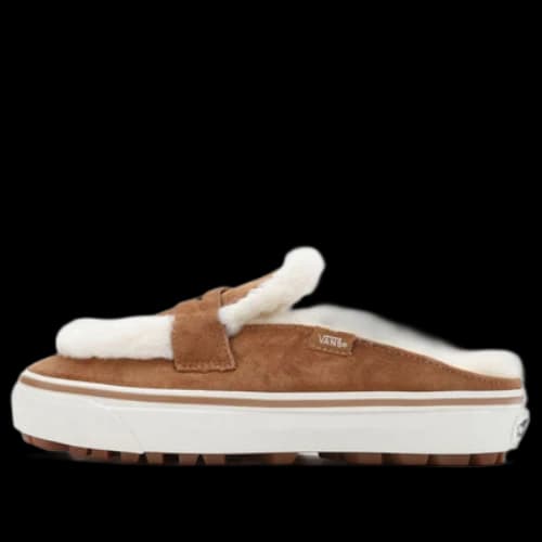 Vans Shearling Style 53 Cozy Mule DX Shoe Brown