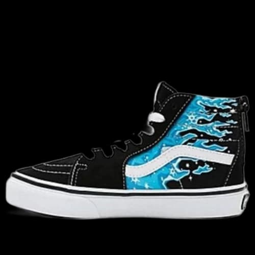 (PS) Vans Sk8-Hi Zip Shoes 'Black Blue'