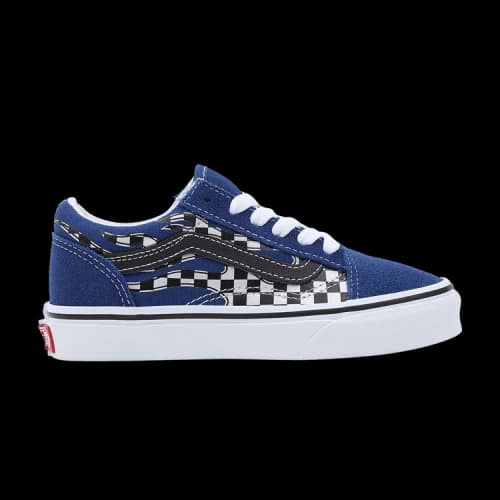 Vans Old Skool Kids 'Reflective Checkerboard - Blue Flame'
