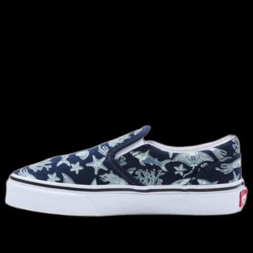 (PS) Vans Classic Slip-On Glow Xray Ocean Shoes 'Navy Blue'