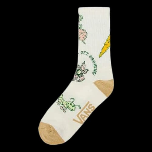 Vans Growth Garden Crew Sock 'Marshmallow' (Women's)
