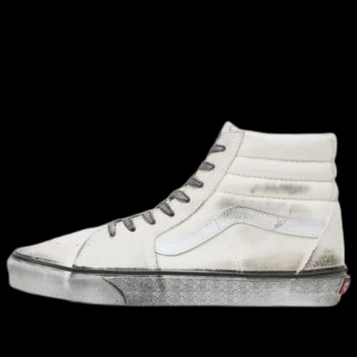 Vans SK8-HI Stressed 'White Grey'