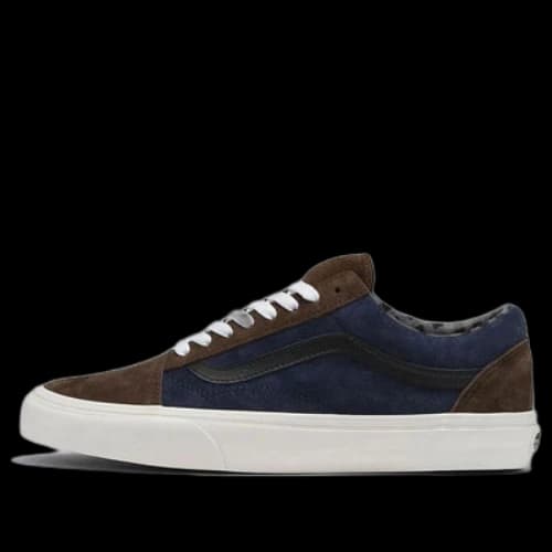 Vans Old Skool Pig Suede Shoe 'Blue Brown'