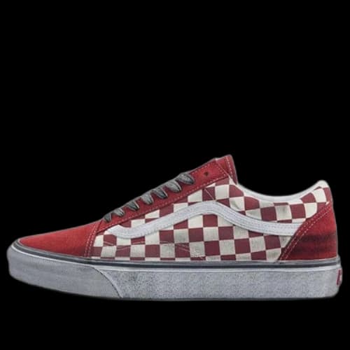 Vans Old Skool Stressed 'Check Red White'