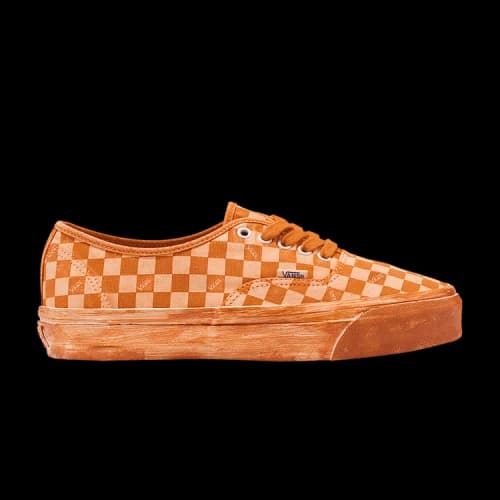 Vans Premium Authentic 44 'Dip Dye Checkerboard - Marmalade Orange'