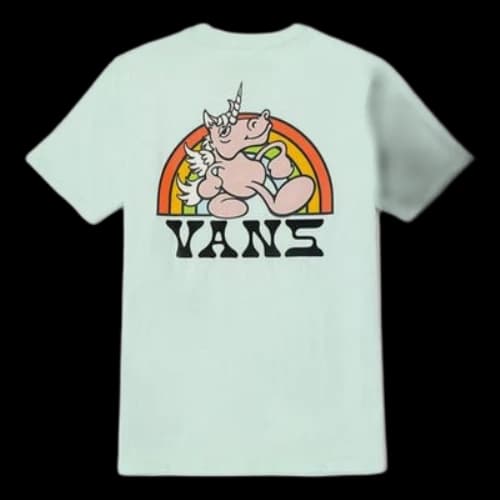 Vans Unicorn Rainbow T-shirt 'Lake Green' (Women's)