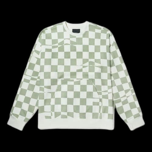 Vans checkerboard Hoodie 'Green White'