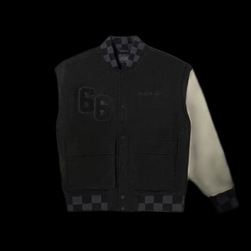 Vans Logo Baseball Jacket 'Black'