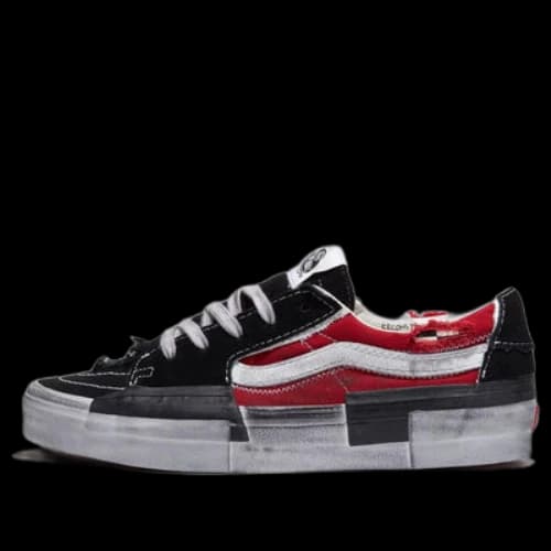 Vans Sk8-Low Reconstruct 'Black Red'
