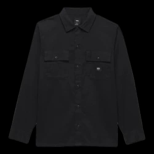 Vans Sparwood Long Sleeve Buttondown Shirt 'Black'