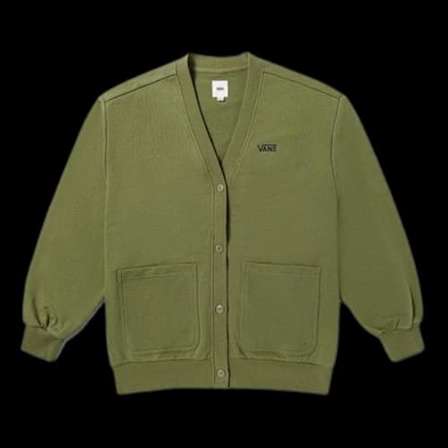 Vans knitted cardigan 'Olive Green' (Women's)