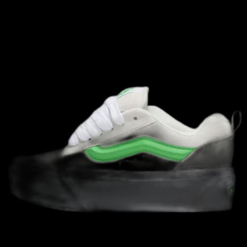 Vans Knu Stack Casual Platform Shoes 'White Green' (Women's)