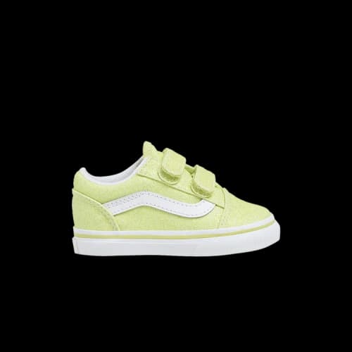 Vans Old Skool V Toddler 'Glitter - Lime Sherbet'