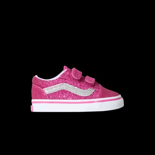 Vans Old Skool V Toddler 'Glitter Raspberry Rose Pink'