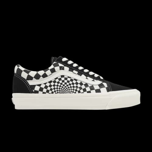 Vans Old Skool 'Radial Checkerboard - Black Marshmallow'