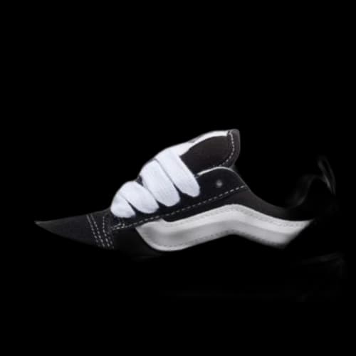 (PS) Vans Knu Skool Shoes 'Black White'