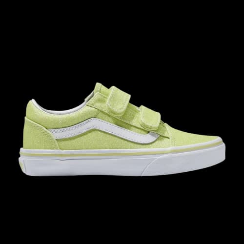 Vans Old Skool V Kids 'Glitter - Lime Sherbet'