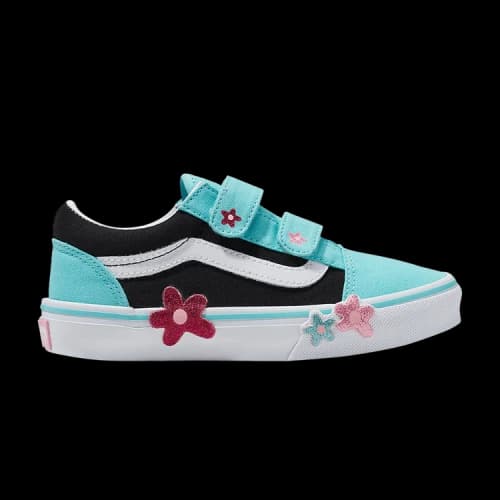 Vans Old Skool V Kids 'Glitter - Flower Power'