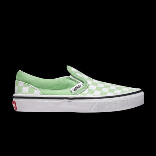 Vans Classic Slip-On Kids 'Checkerboard - Pistachio Green'