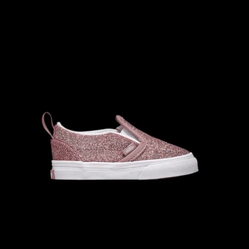 Vans Classic Slip-On V Toddler 'Rose Gold Glitter'