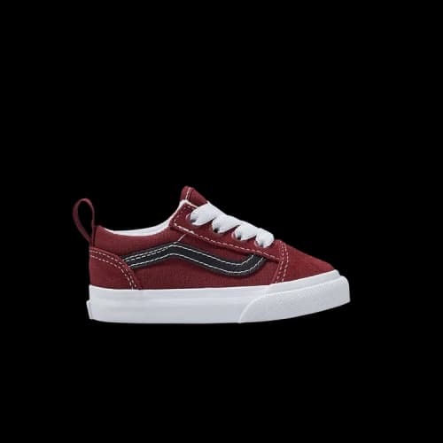 Vans Old Skool Elastic Lace Toddler 'Fat Lace - Madder Brown'