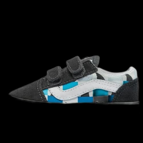 Vans Old Skool Low Top Casual Skate Shoes Td Black Blue
