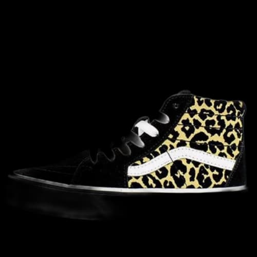 Vans SK8-HI Casual Skateboarding Shoes Black Yellow