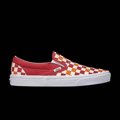 Vans Classic Slip-On Checkerboard Red White
