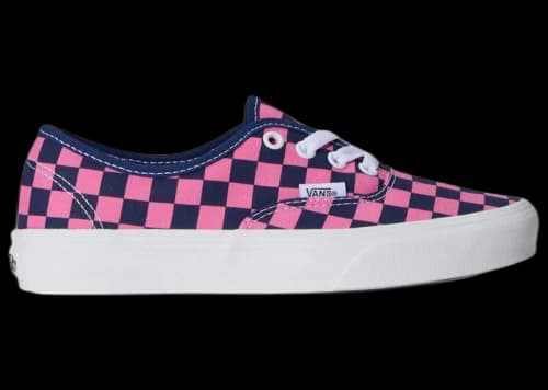 Vans Authentic Checkerboard Deep Indigo Blue Fizz Pink